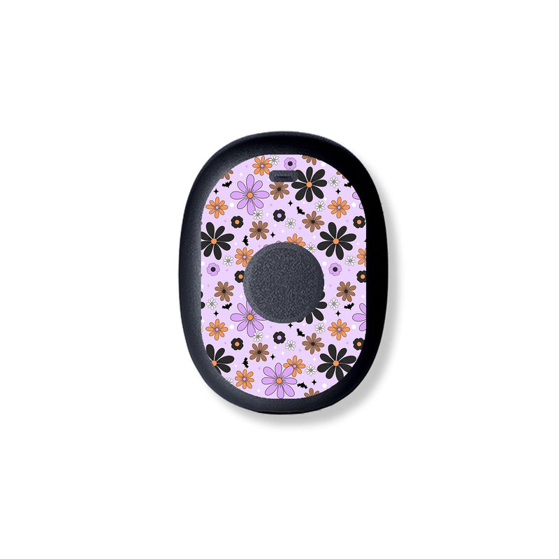 Peelz Batty Blooms Eversense 365 Smart Transmitter Sticker - Pump Peelz Peelz/Stickers