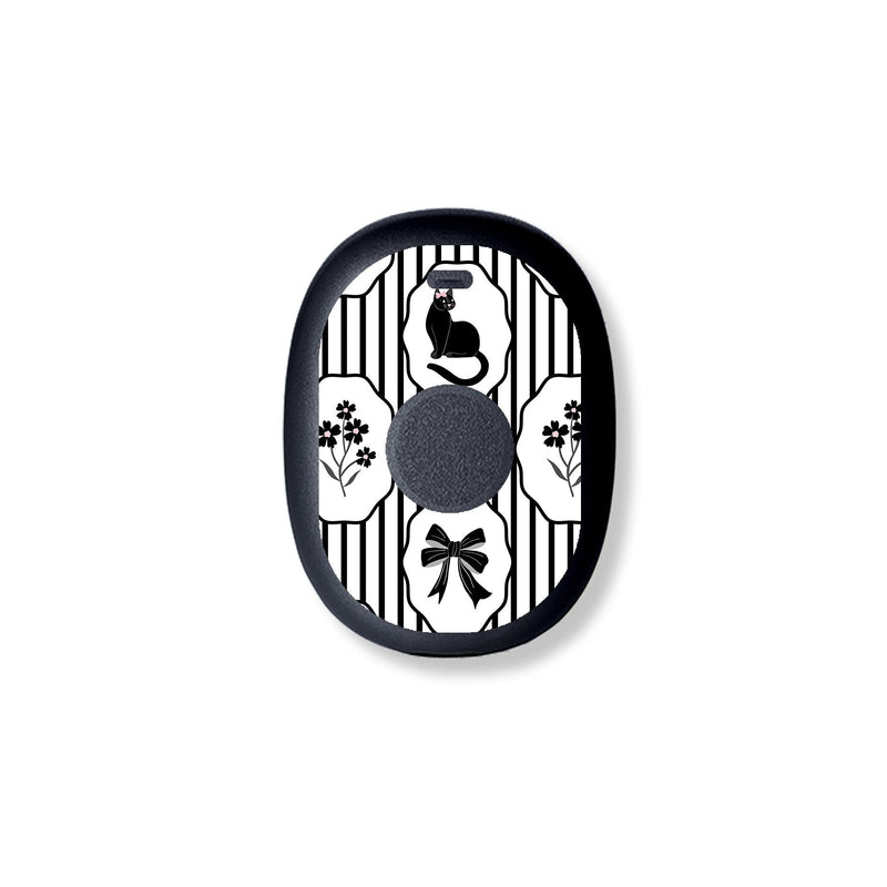 Peelz Midnight Cat Eversense 365 Smart Transmitter Sticker - Pump Peelz Peelz/Stickers