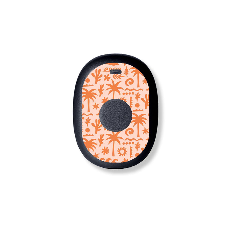 Peelz Terracotta Tides Eversense 365 Smart Transmitter Sticker - Pump Peelz Peelz/Stickers