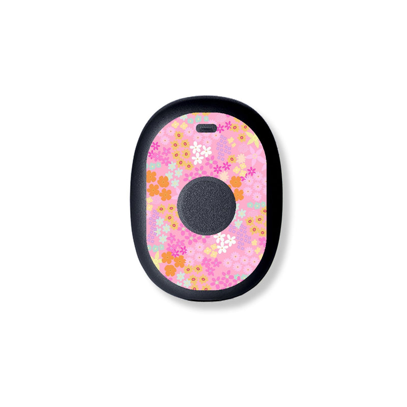 Peelz Pink Petals Eversense 365 Smart Transmitter Sticker - Pump Peelz Peelz/Stickers
