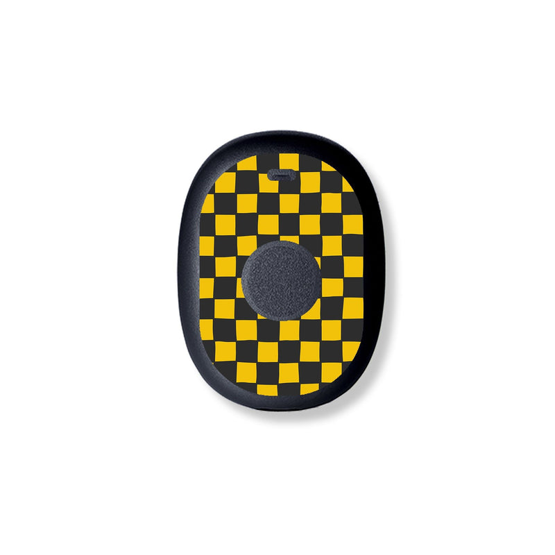 Peelz Charlie Check Eversense 365 Smart Transmitter Sticker - Pump Peelz Peelz/Stickers
