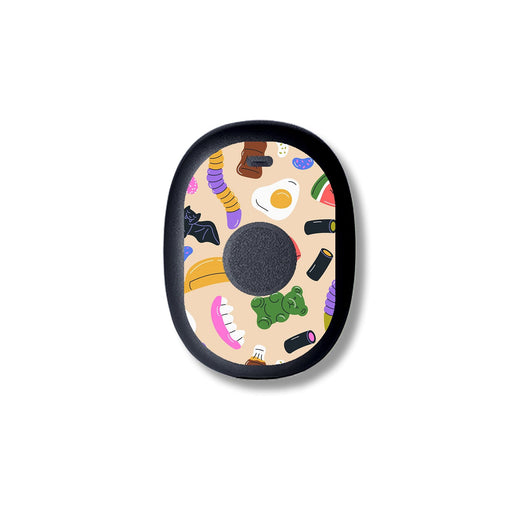 Peelz Candy Chaos Eversense 365 Smart Transmitter Sticker - Pump Peelz Peelz/Stickers