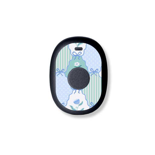 Peelz Cottage Bows Eversense 365 Smart Transmitter Sticker - Pump Peelz Peelz/Stickers