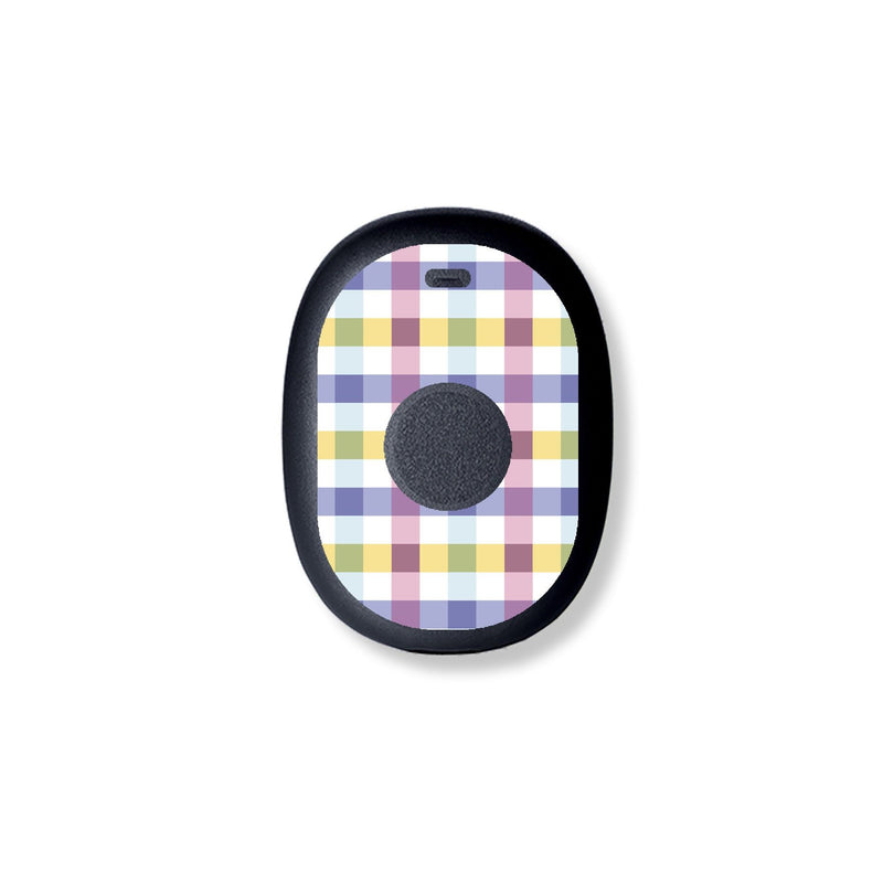 Peelz Spring Plaid Eversense 365 Smart Transmitter Peelz/Stickers