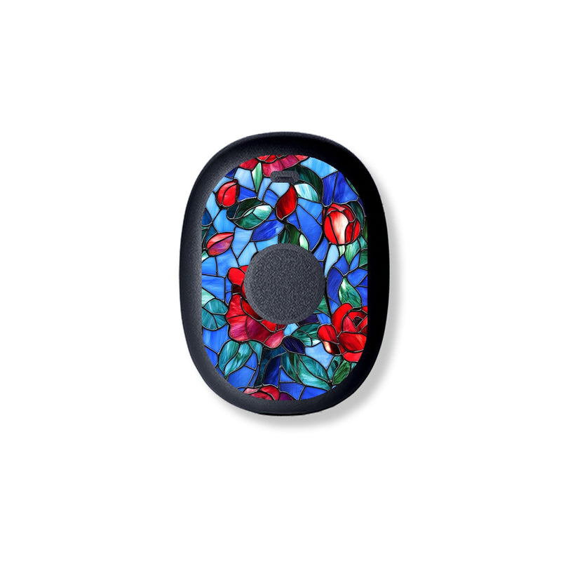 Peelz Crimson Blooms Eversense 365 Smart Transmitter Peelz/Stickers