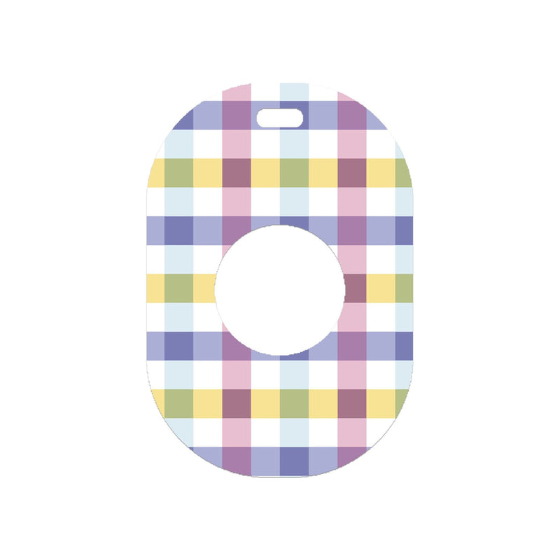 Peelz Spring Plaid Eversense 365 Smart Transmitter Peelz/Stickers