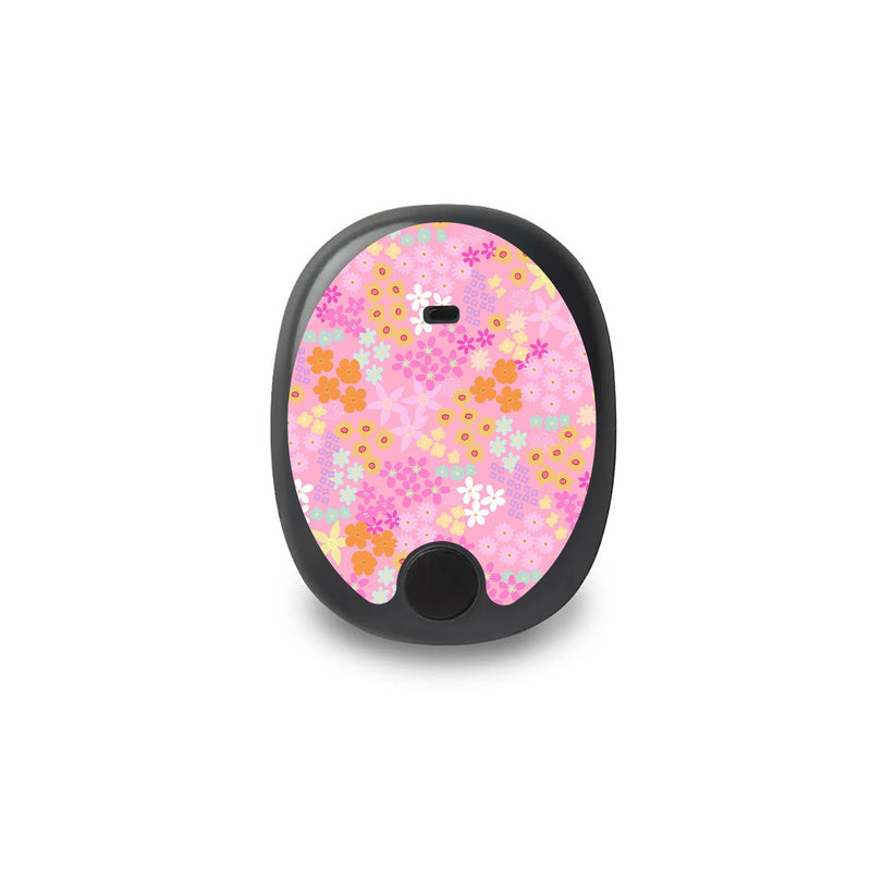 Peelz Pink Petals Eversense Smart Transmitter Sticker - Pump Peelz Peelz/Stickers