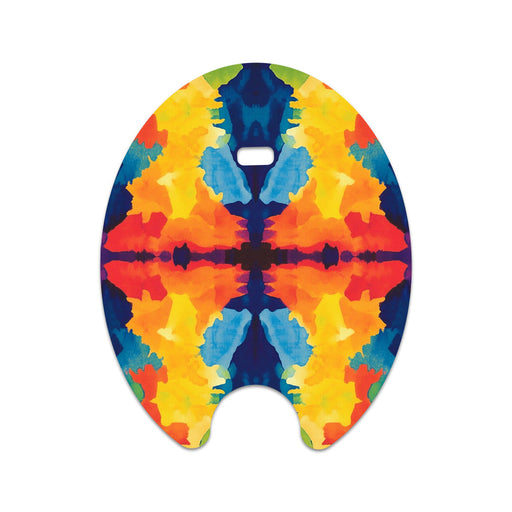 Peelz Bright Tie Dye Eversense Smart Transmitter Peelz/Stickers