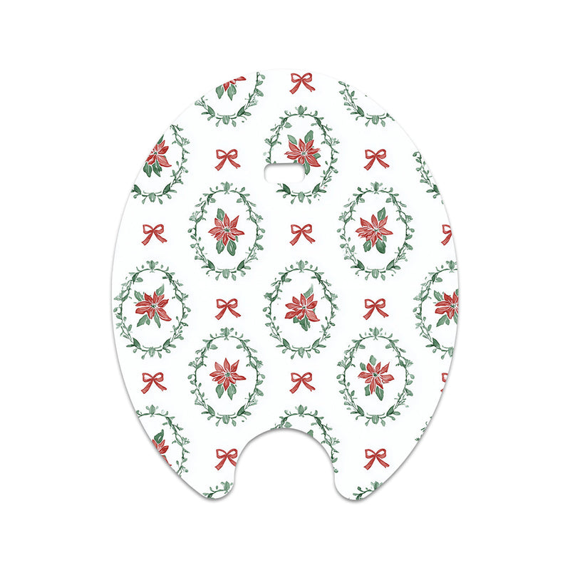 Peelz Poinsettia Parade Eversense Smart Transmitter Sticker - Pump Peelz Peelz/Stickers