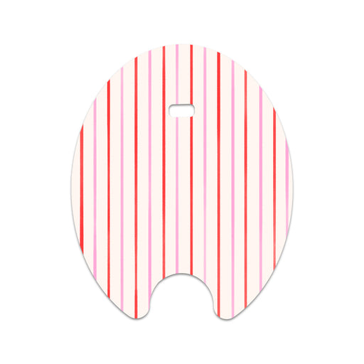 Peelz Peppermint Stripes Eversense Smart Transmitter Sticker - Pump Peelz Peelz/Stickers