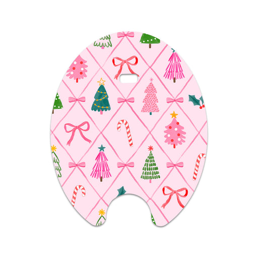 Peelz Coquette Christmas Eversense Smart Transmitter Sticker - Pump Peelz Peelz/Stickers