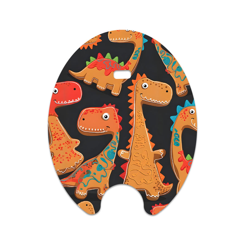 Peelz Jurassic Gingerbread Eversense Smart Transmitter Sticker - Pump Peelz Peelz/Stickers