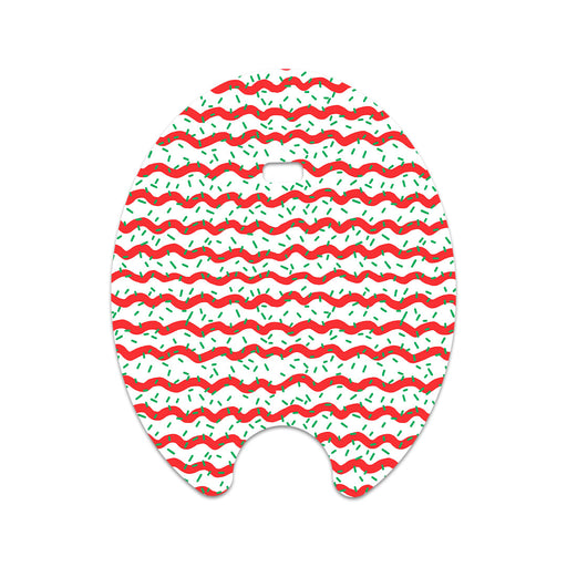 Peelz Christmas Icing Eversense Smart Transmitter Sticker - Pump Peelz Peelz/Stickers