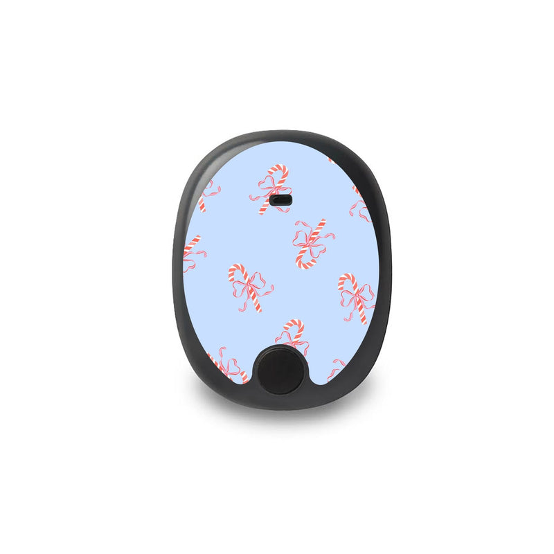 Peelz Candy Cane Lane Eversense Smart Transmitter Sticker - Pump Peelz Peelz/Stickers
