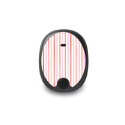 Peelz Peppermint Stripes Eversense Smart Transmitter Sticker - Pump Peelz Peelz/Stickers