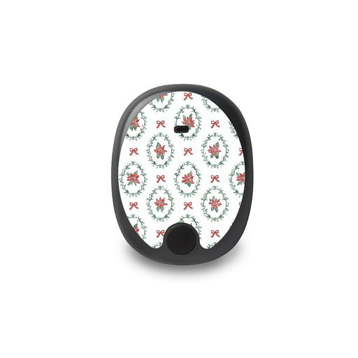 Peelz Poinsettia Parade Eversense Smart Transmitter Sticker - Pump Peelz Peelz/Stickers