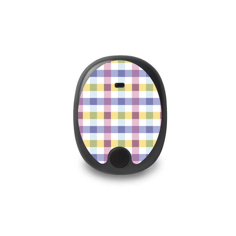 Peelz Spring Plaid Eversense Smart Transmitter Peelz/Stickers
