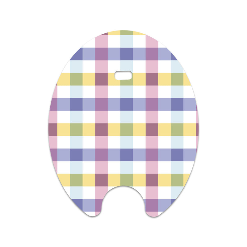 Peelz Spring Plaid Eversense Smart Transmitter Peelz/Stickers