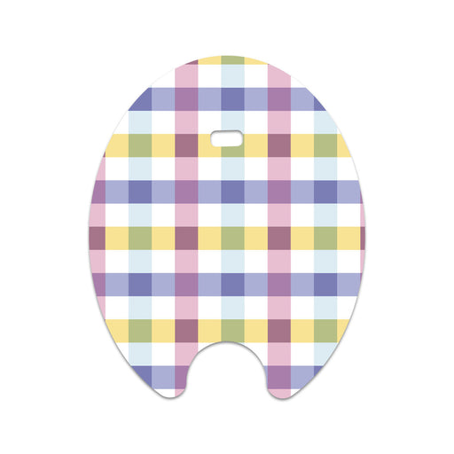 Peelz Spring Plaid Eversense Smart Transmitter Peelz/Stickers
