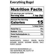 Igotchu Seasonings Igotchu Everything Bagel seasonings White Smoke 5.5 oz,8 oz