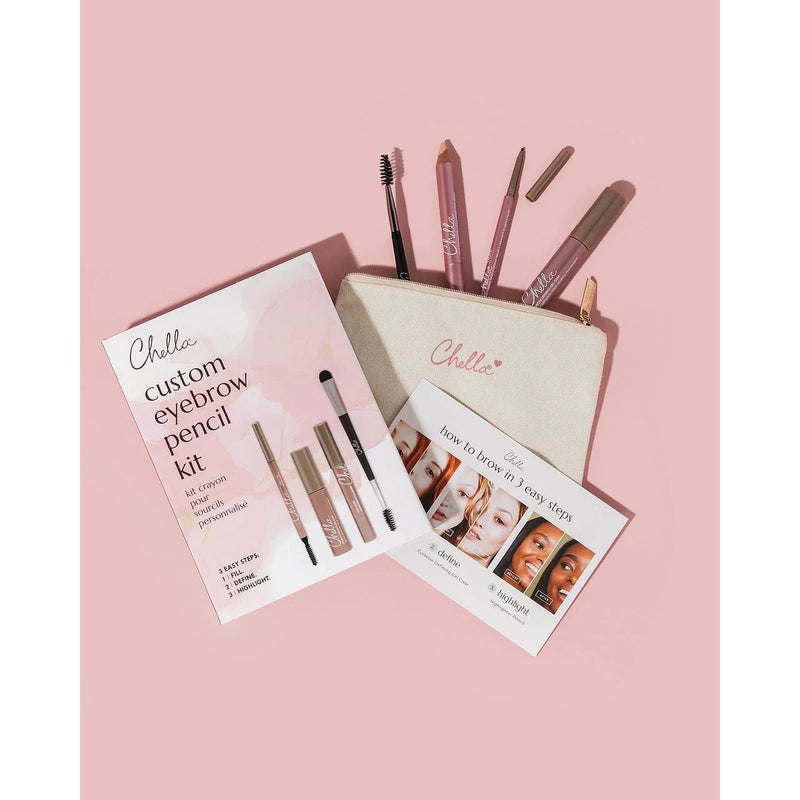 Chella custom eyebrow pencil kit Kit Wheat