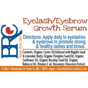 By Robin Creations Eyelash & Eyebrow Growth Serum - Yes, it does work! Eyebrow Enhancers