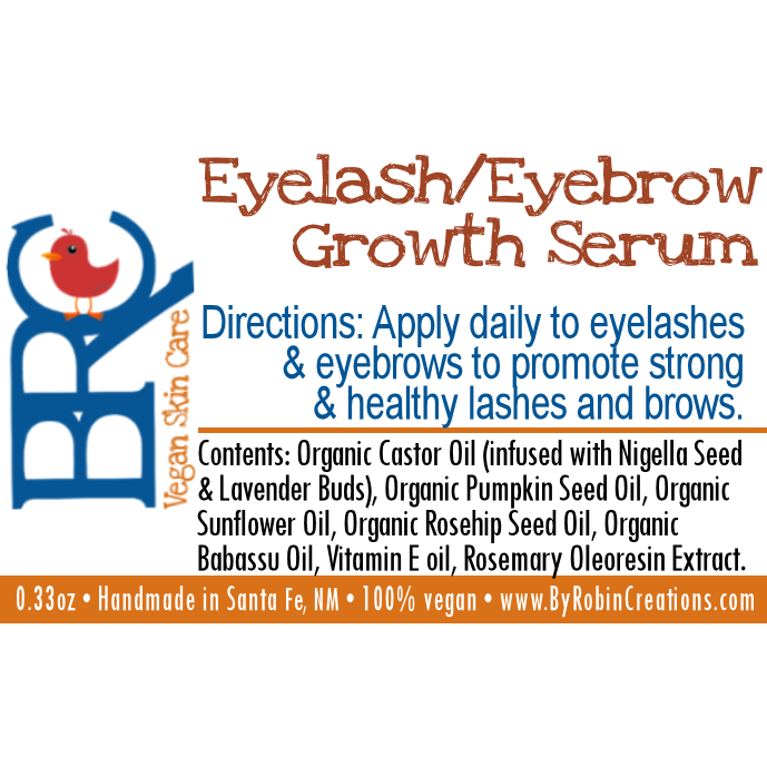 By Robin Creations Eyelash & Eyebrow Growth Serum - Yes, it does work! Eyebrow Enhancers
