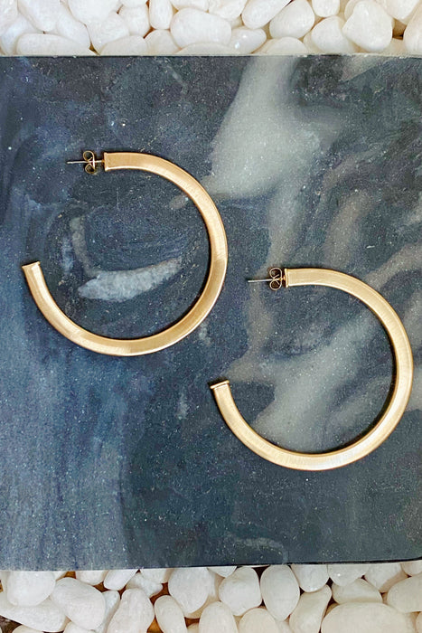 Luxe Round Hoop Earrings