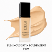 Sydoni Skincare and Beauty SYDONI LUMINOUS SATIN FOUNDATION – Radiant Skin, Smooth Perfection 30ml 1 fl. oz (16 Shades) Foundation White Smoke F100-Warm Porcelain