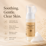 Timeless Organics Skin Care Foaming Acne Cleanser Cleanser Antique White