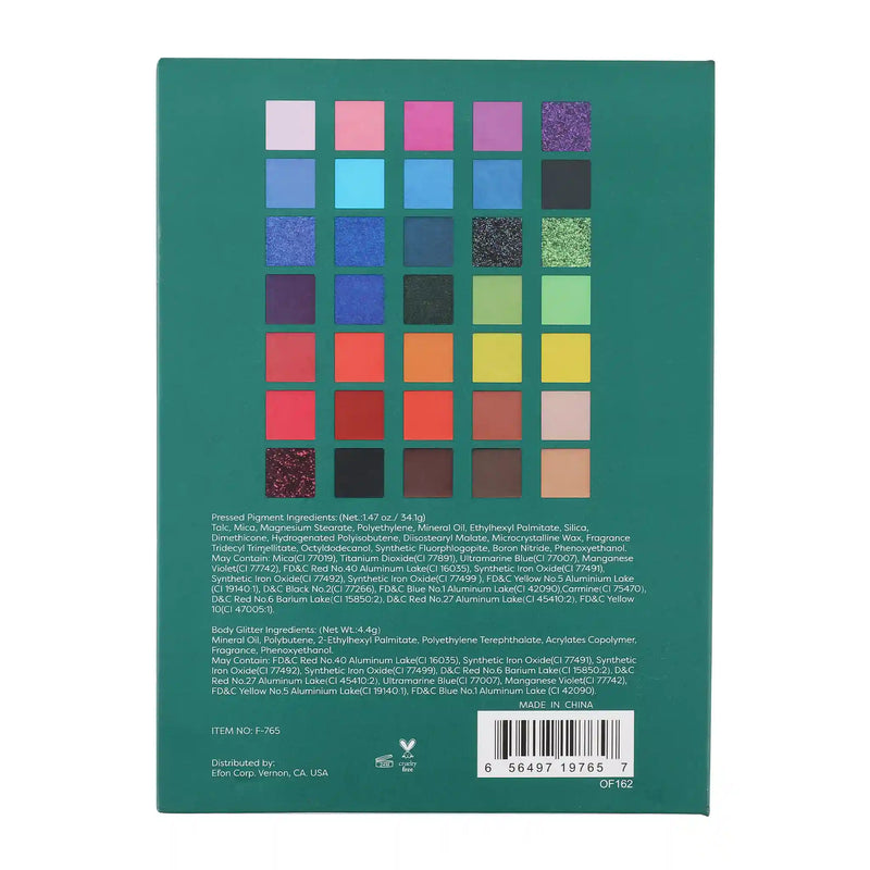 Prolux Cosmetics Rio De Janeiro Eyeshadow Palette EYESHADOW