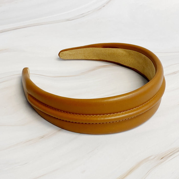 Classy Vegan Leather Headband