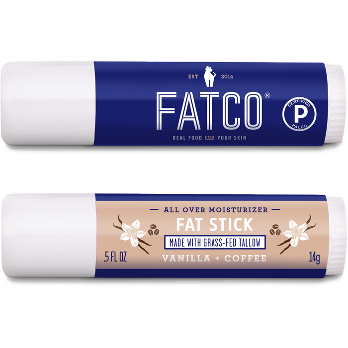 Fatco Skincare Products - Fat Stick, Vanilla + Coffee, 0.5 Oz