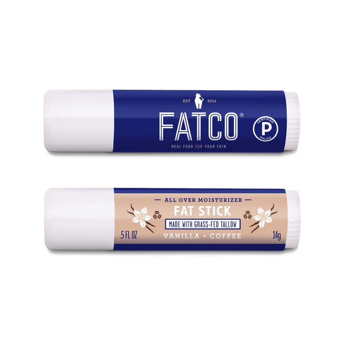 Fatco Skincare Products - Fat Stick, Vanilla + Coffee, 0.5 Oz