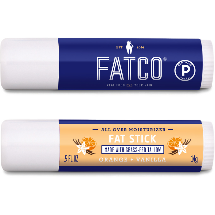 Fatco Skincare Products - Fat Stick, Orange + Vanilla, 0.5 Oz