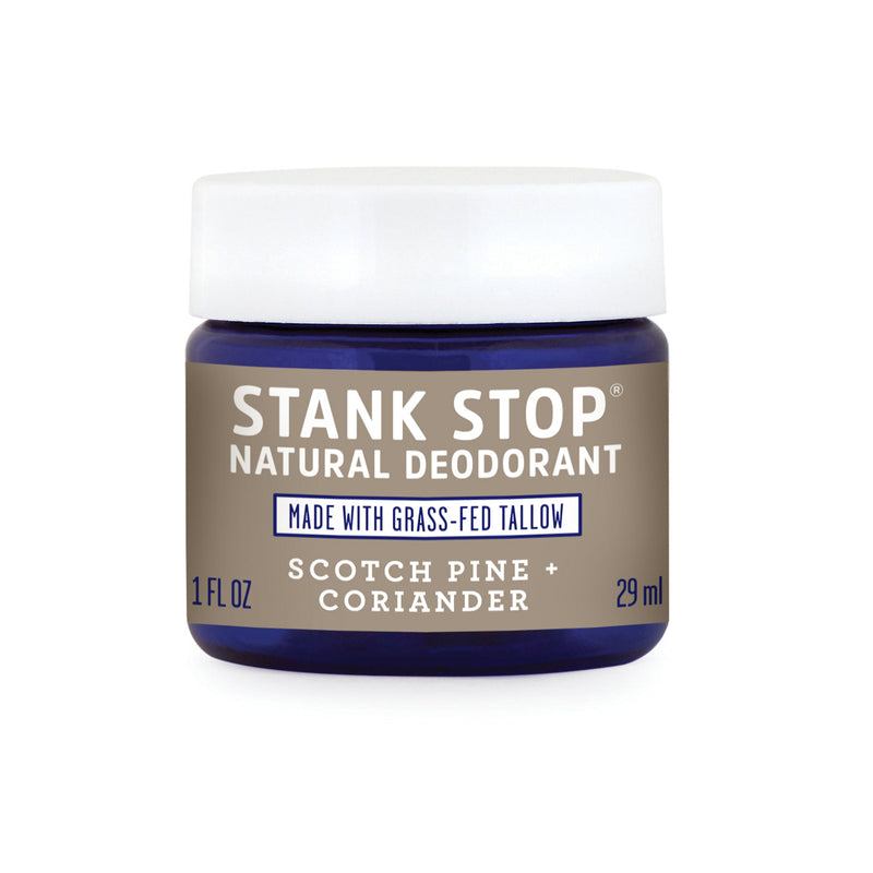 FATCO Skincare Products Stank Stop Cream Deodorant, Scotch Pine+Coriander, 1 Oz