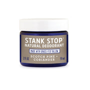 FATCO Skincare Products Stank Stop Cream Deodorant, Scotch Pine+Coriander, 2 Oz