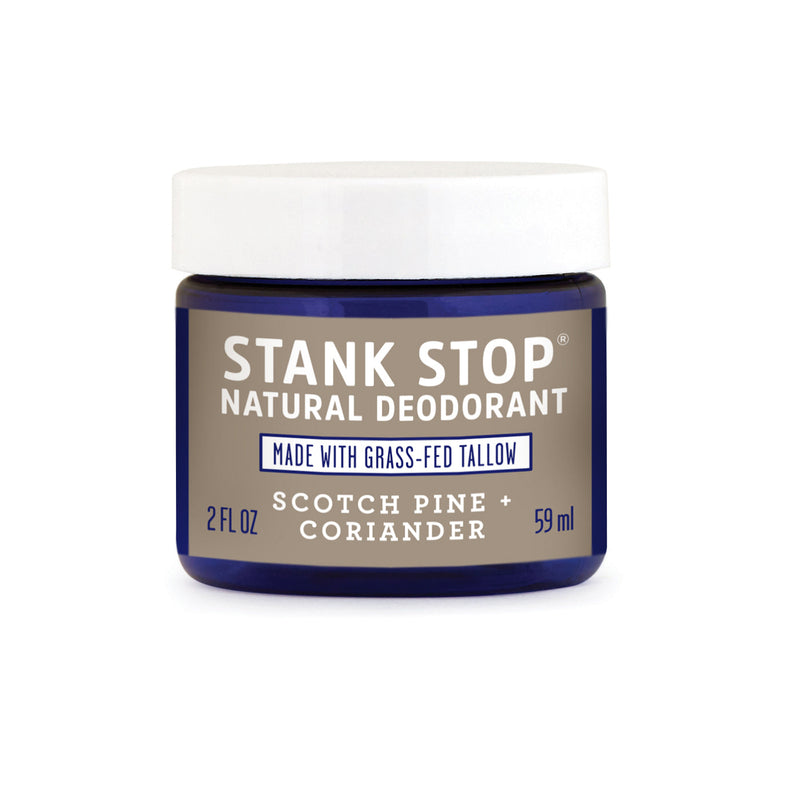 FATCO Skincare Products Stank Stop Cream Deodorant, Scotch Pine+Coriander, 2 Oz