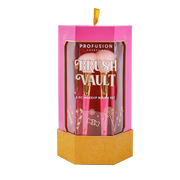 Profusion Cosmetics Sweet Holiday | 6-pc Face & Eye Brush Vault Makeup Brushes