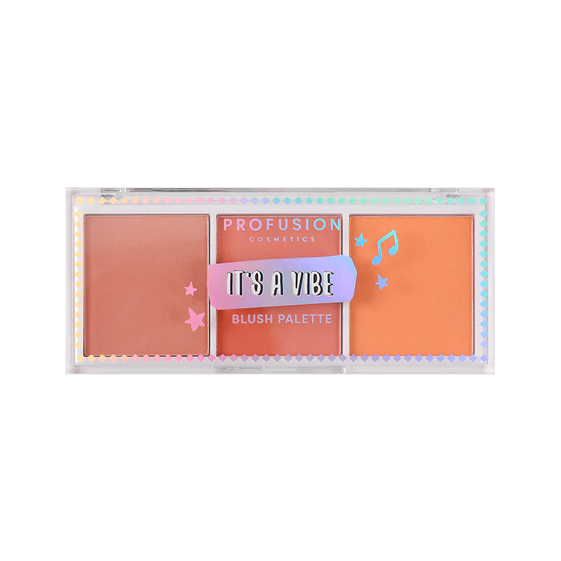 Profusion Cosmetics It's a Vibe | Admit One 3-Shade Blush Palette Blushes & Bronzers