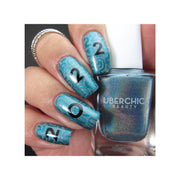 UberChic Beauty New Year New Digits Stamping Plate