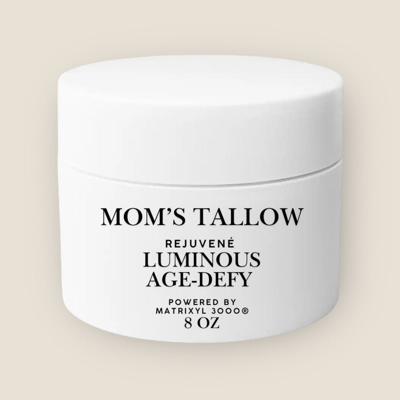 Mom’s Tallow Advanced Rejuvené Luminous Age-Defy Face/Neck Cream: Featuring Matrixyl® 3000 (+ Free 4oz Deep Firming Serum)