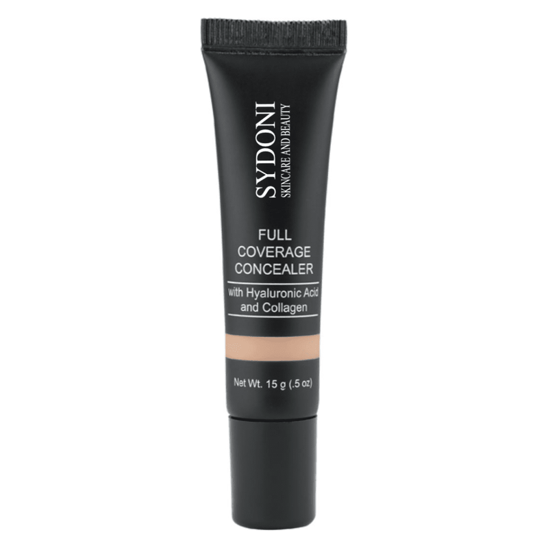 Sydoni Skincare and Beauty FULL COVERAGE CONCEALING CREAM WITH HYALURONIC ACID AND COLLAGEN .5 OZ. Cream Concealer