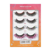 Profusion Cosmetics It's a Vibe | Lash Fest 4-pair Lash Set Lashes