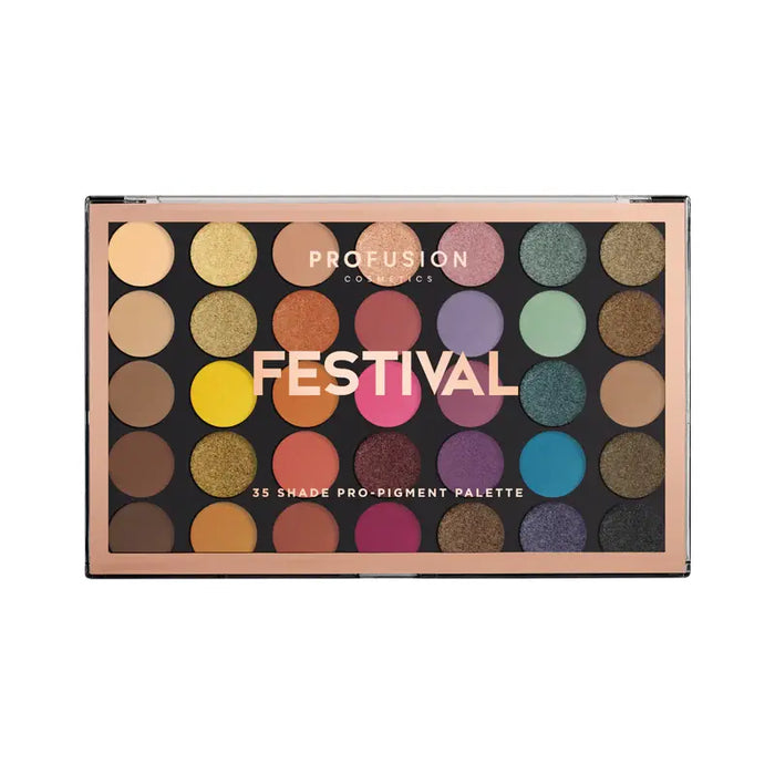 Profusion Cosmetics - Festival 35-Shade Palette - 1.8oz