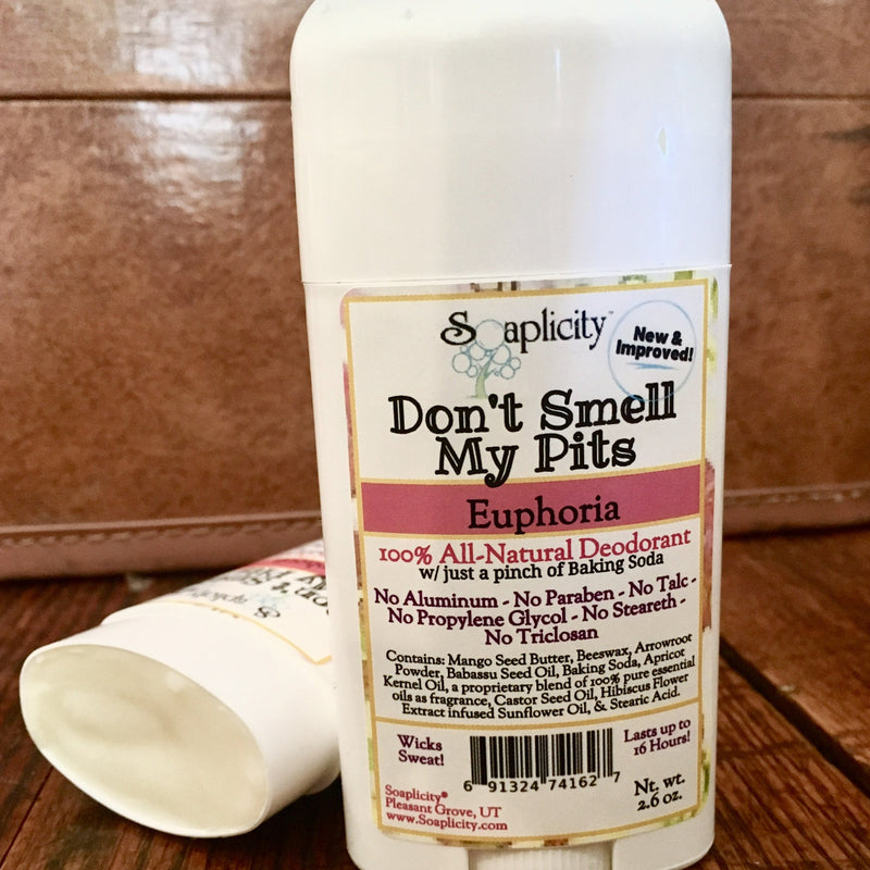 Soaplicity Don't Smell My Pits Natural Deodorant - Euphoria Deodorants
