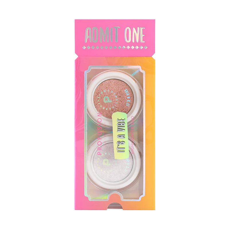 Profusion Cosmetics It's a Vibe | Admit One Highlighter Duo Highlighters