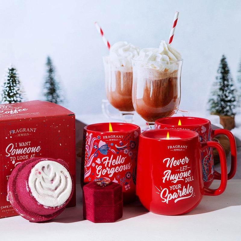 Fragrant Jewels Cafe FJ: Peppermint Twist - Look at Me - Jewel Candle (Without Jewelry) Jewel Candle