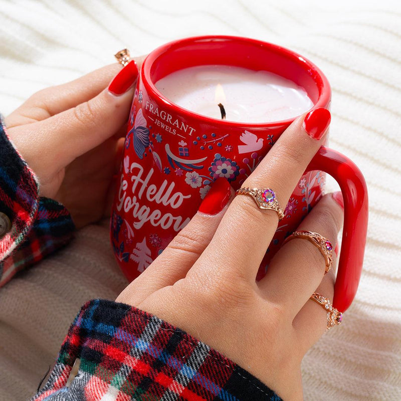 Fragrant Jewels Cafe FJ: Peppermint Twist - Hello Gorgeous - Jewel Candle Jewel Candle