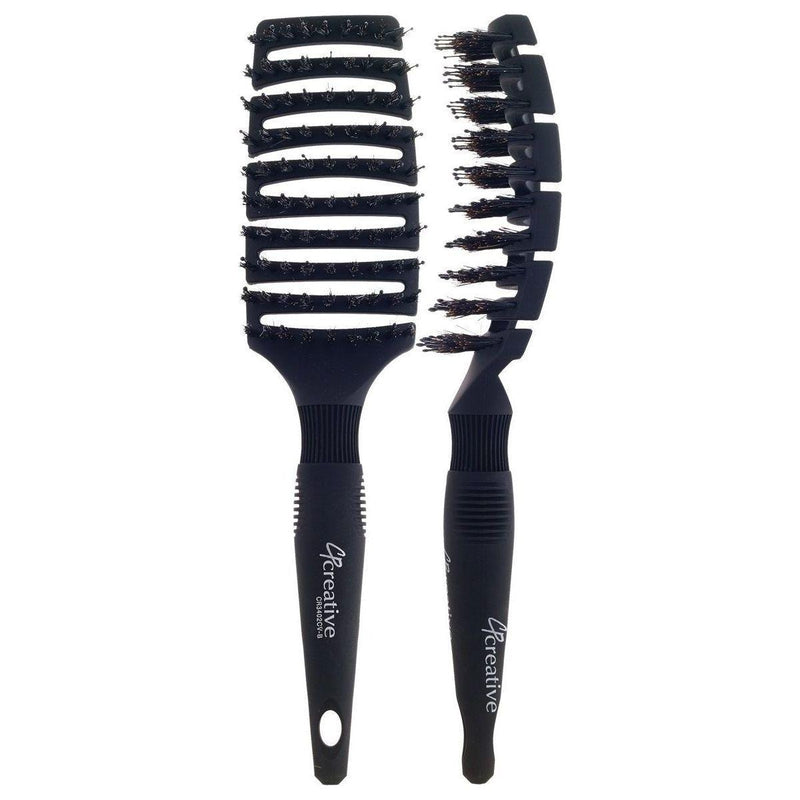 Creative Pro Hair Tools Flexvent | XL Mixed Bristle Hair Brush Hair Brush